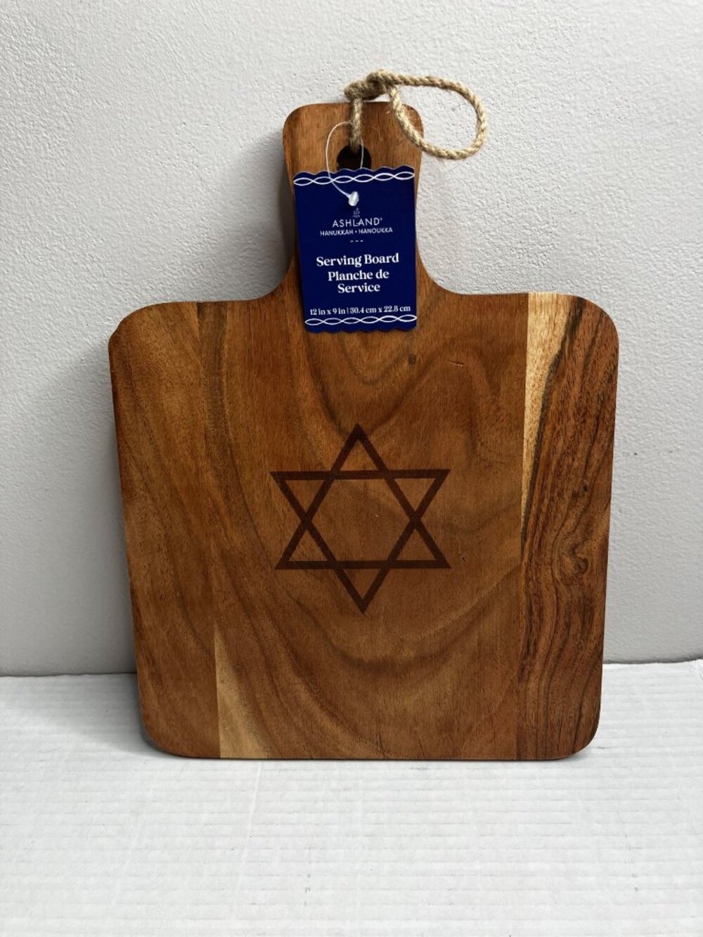 Hanukkah Wood Cutting Serving Board Star Of David Charcuterie Food Safe Hanging